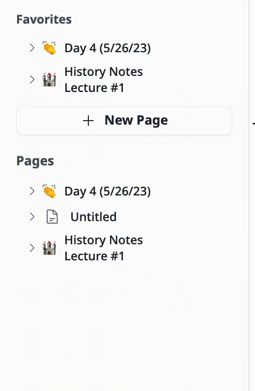 Creating Pages